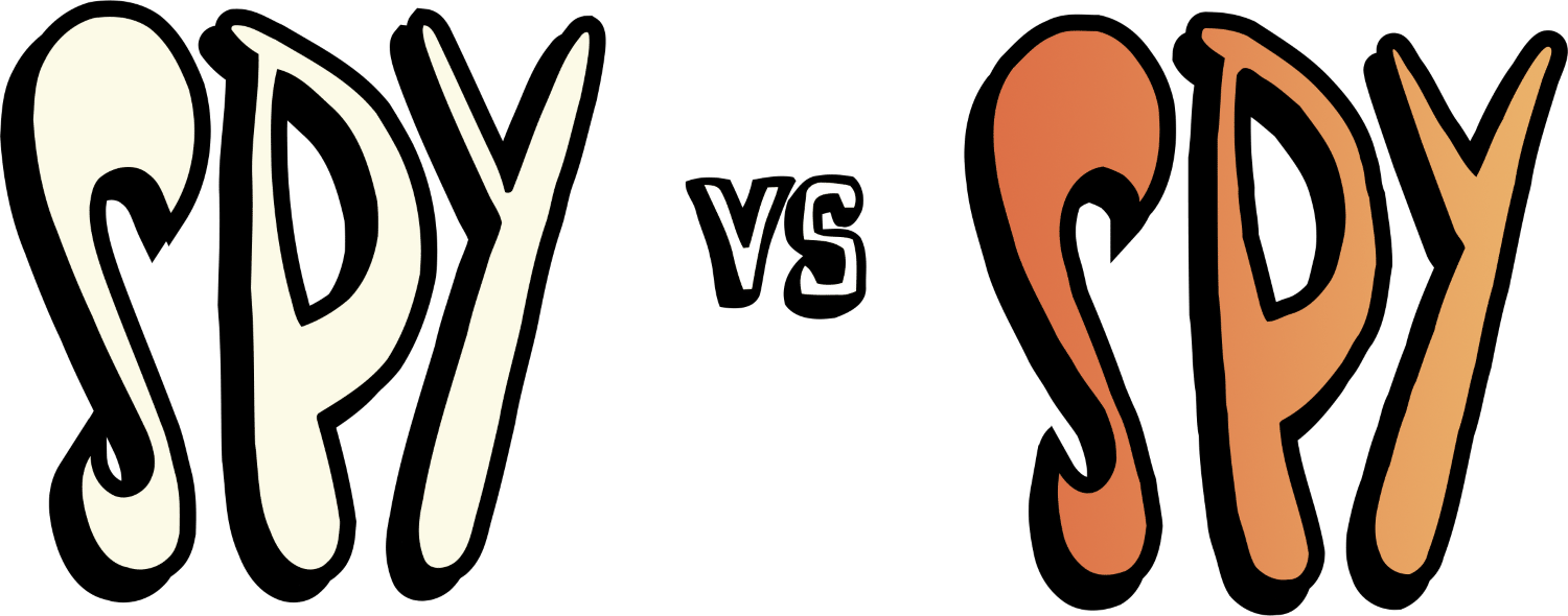Spy vs. Spy logo for Commodore 64